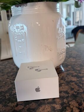 Apple White Wireless Earbuds with Charging Case